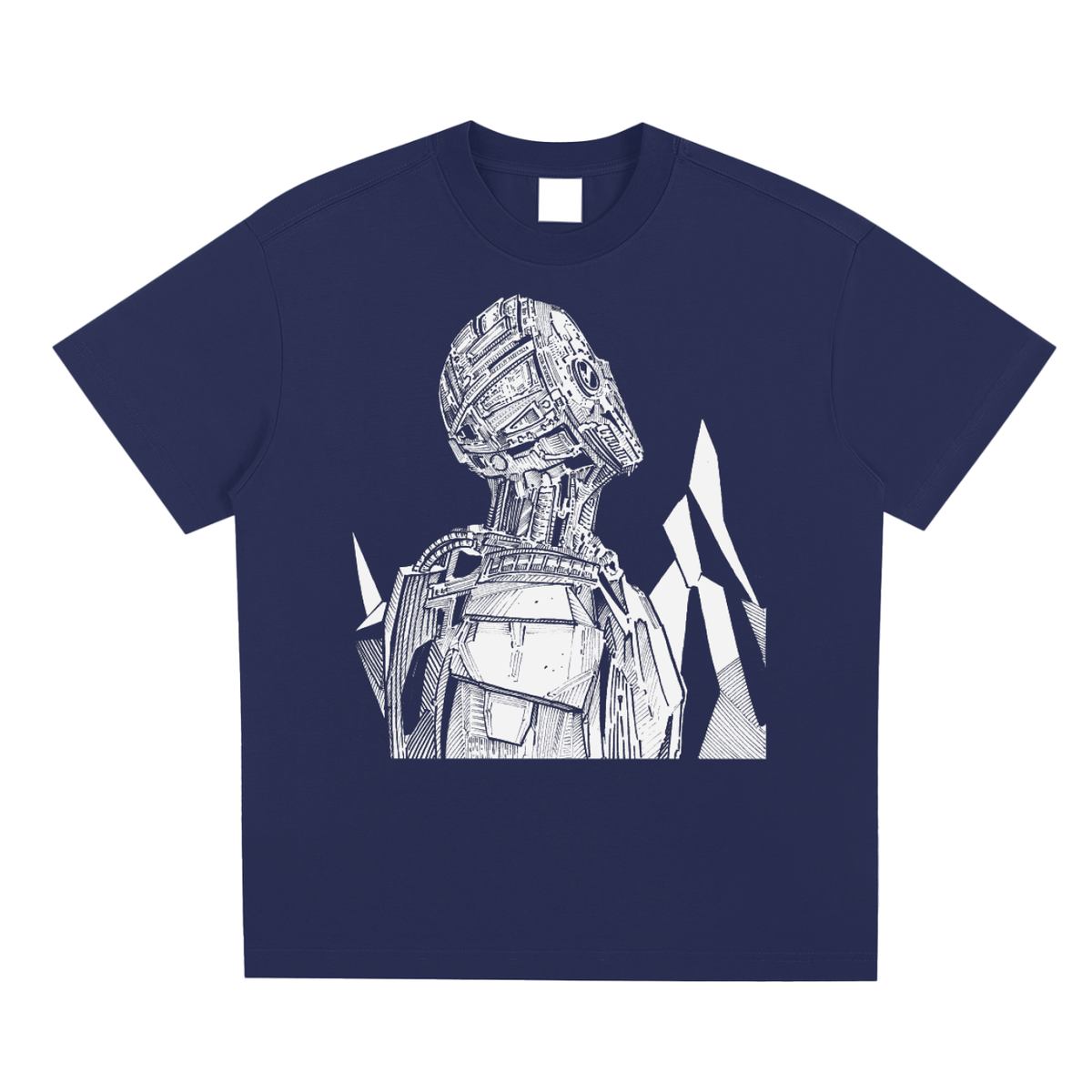 Cyborg White Ink T-Shirt