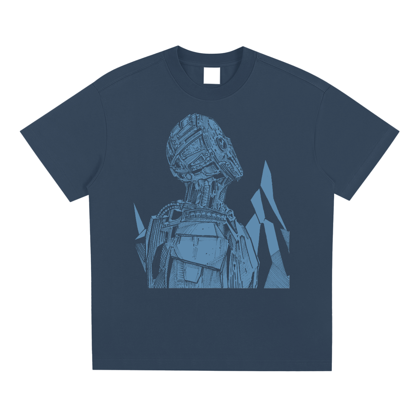 Cyborg Blue Ink T-Shirt