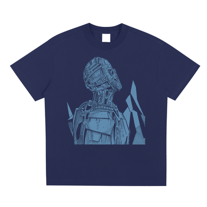 Cyborg Blue Ink T-Shirt