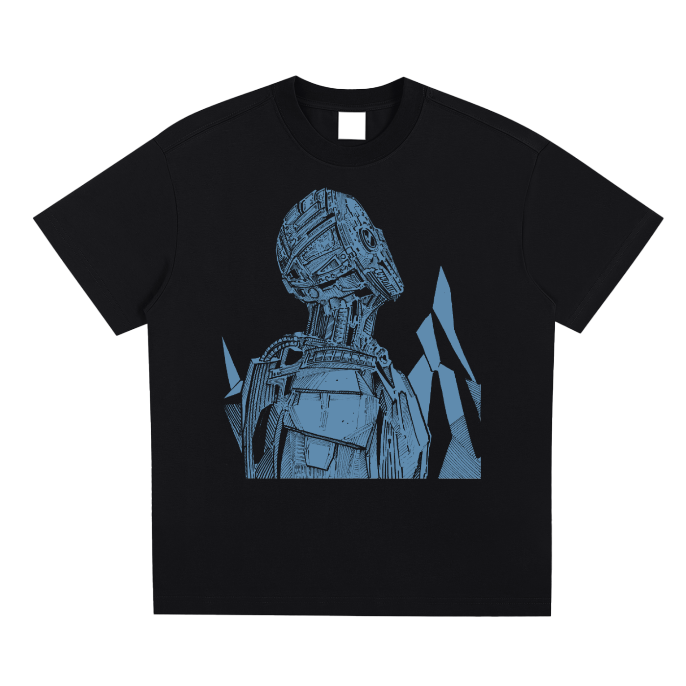 Cyborg Blue Ink T-Shirt