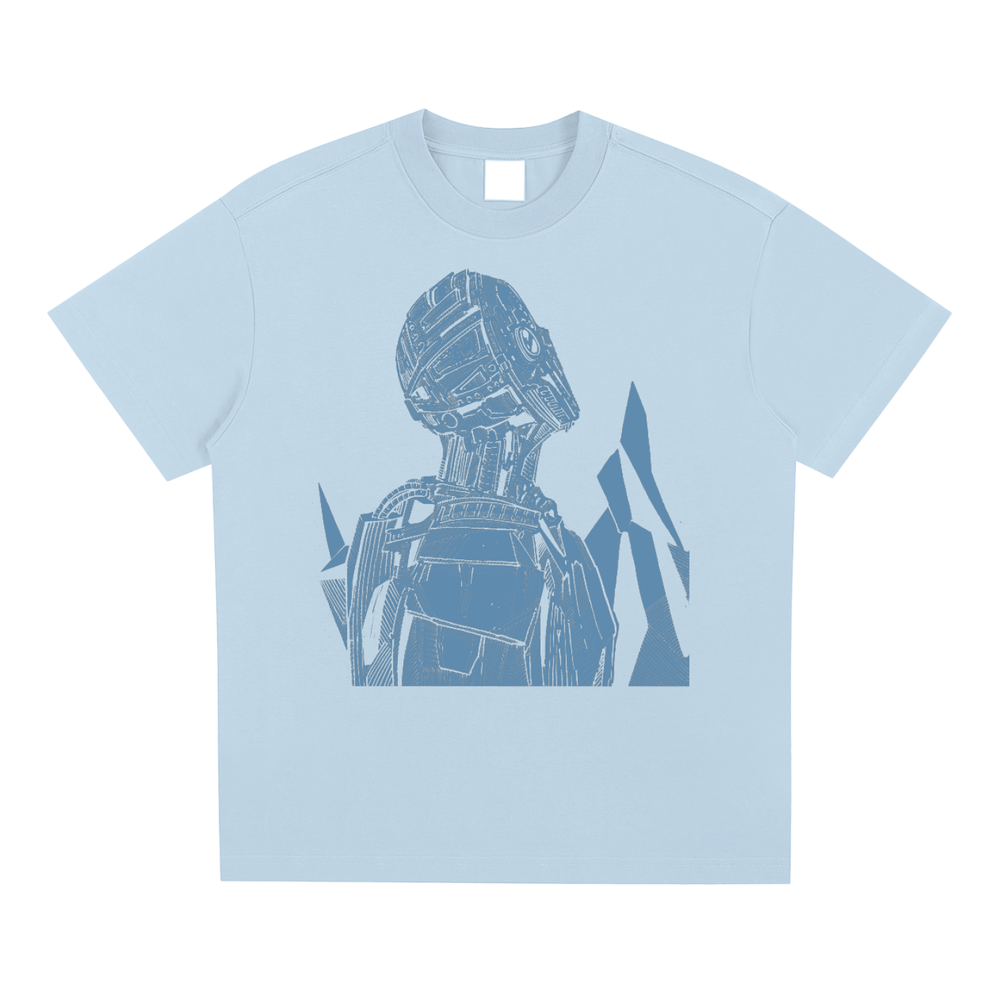 Cyborg Blue Ink T-Shirt