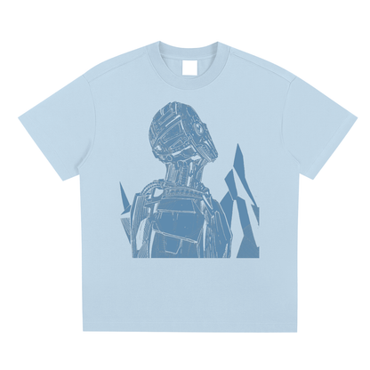 Cyborg Blue Ink T-Shirt